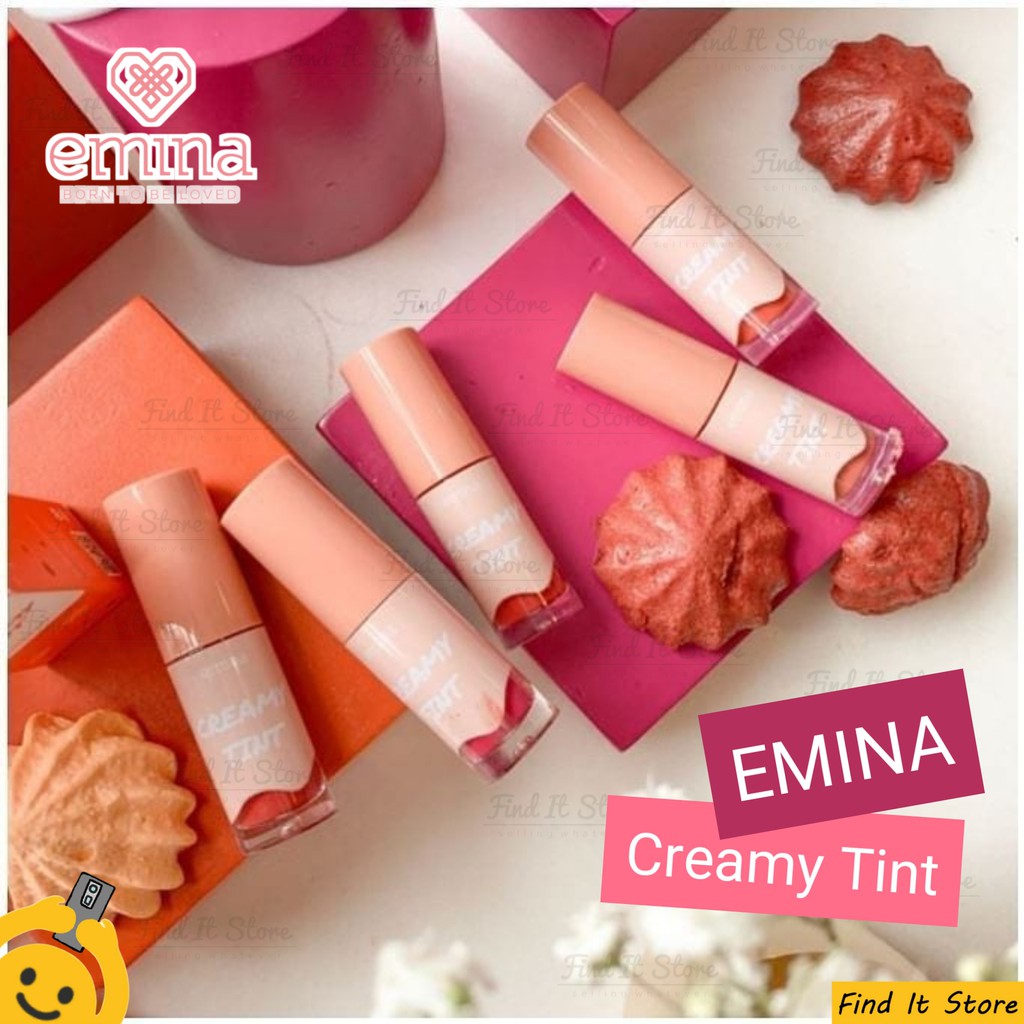 Emina Creamy Tint | Lip Tint Creamy | BPOM Creamytint