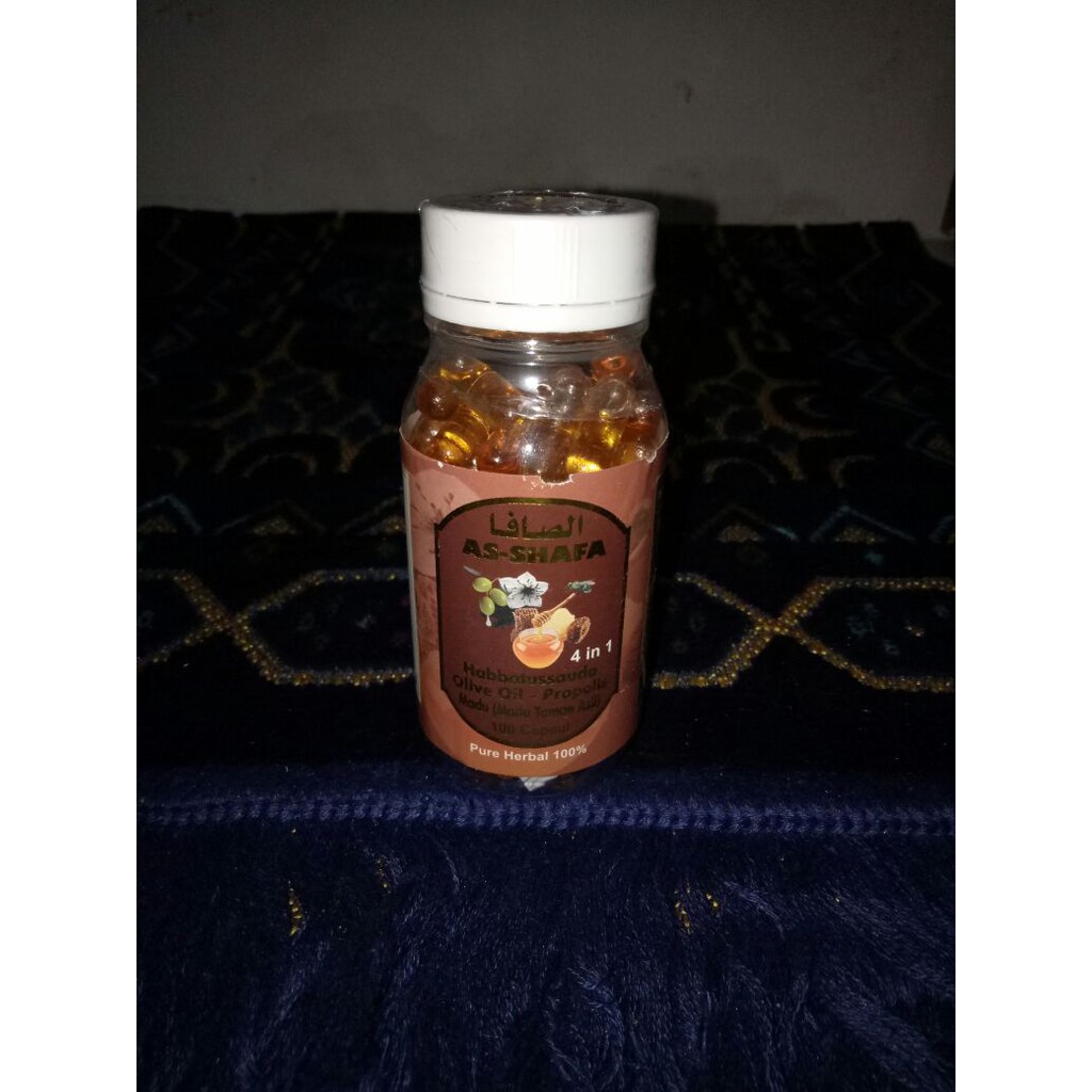 Habbatussauda Olive Oli - Propolis Madu (Madu Yaman Asli)