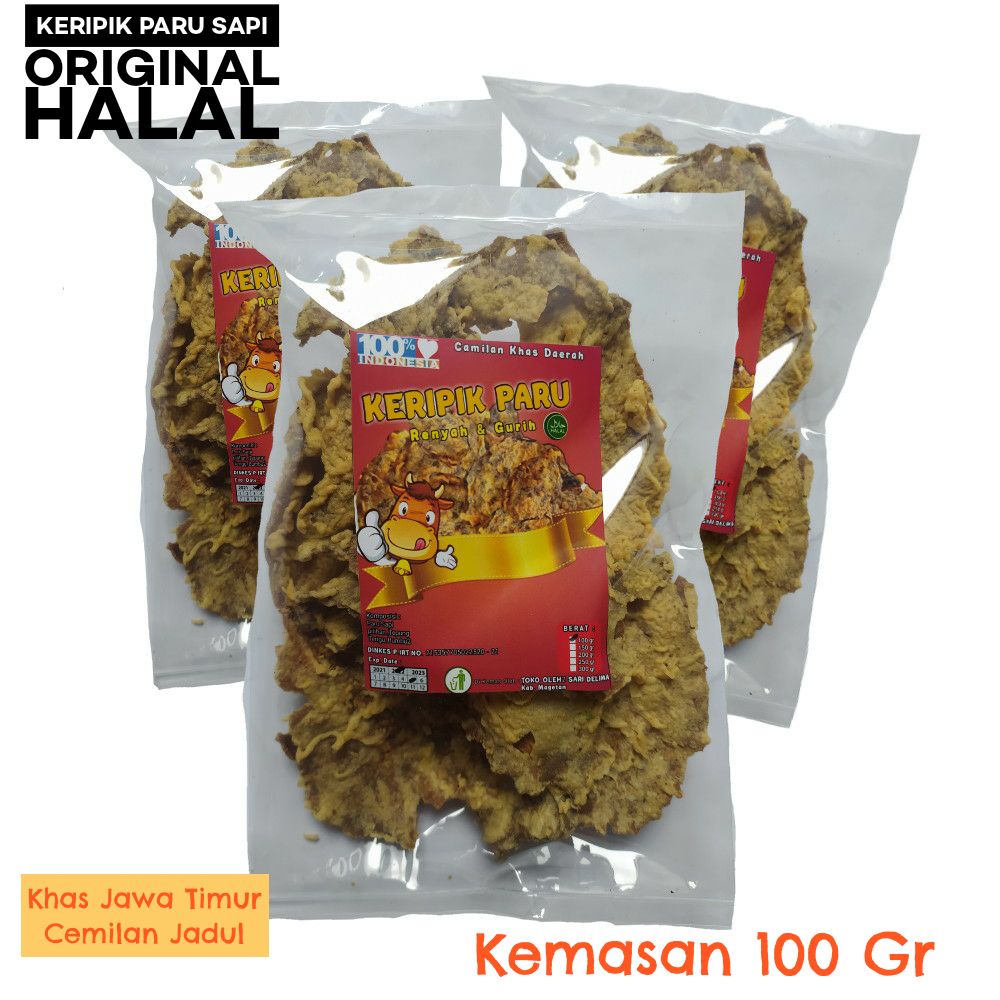 

KRIPIK PARU SAPI KERIPIK PARU SAPI CEMILAN DAN LAUK SIAP SAJI ORIGINAL TERLARIS HALALKRIPIK PARU SAPI ASLI 100Gr ENAK GURIH MANTAP Keripik Paru asli Klaten || kripik paru[Terlaris] Keripik Paru Spesial BUKAN WT Asli Sapi Boyolali - Cemilan KripikKeripik