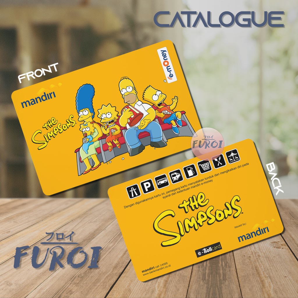 Custom Flazz BCA | Custom Emoney Mandiri | The Simpsons Movie