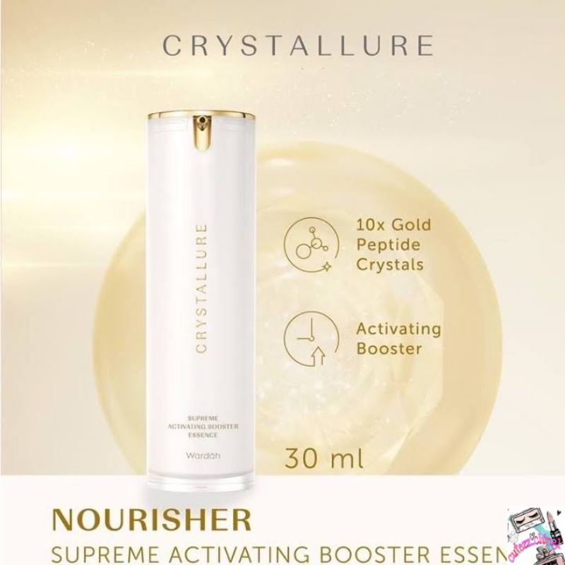 ☃Cutezz_Ching1☃Wardah Crystallure Supreme Activating Booster Essence 30ml