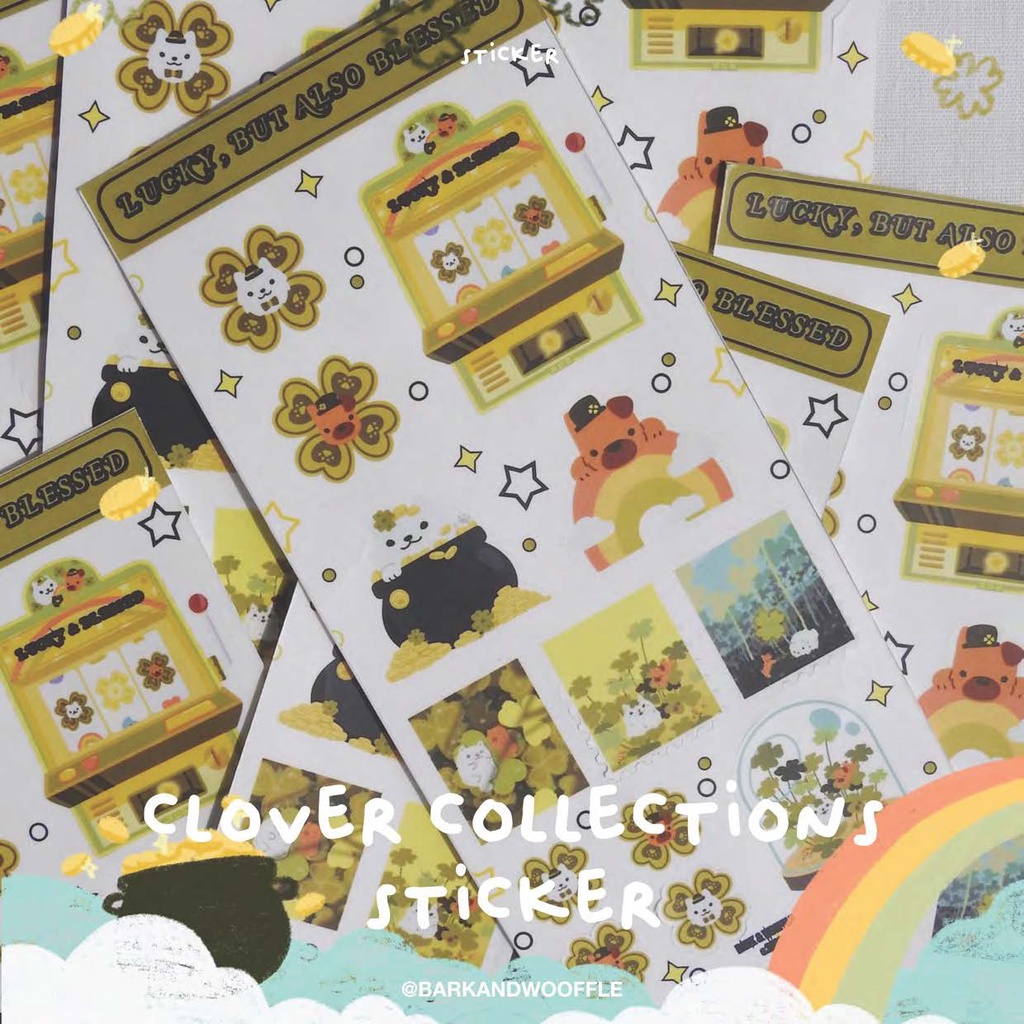 

Lucky and Blessed - Stickers