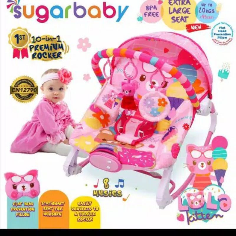 Sugarbaby 10 in 1 Premium Rocker Extra Large Seat