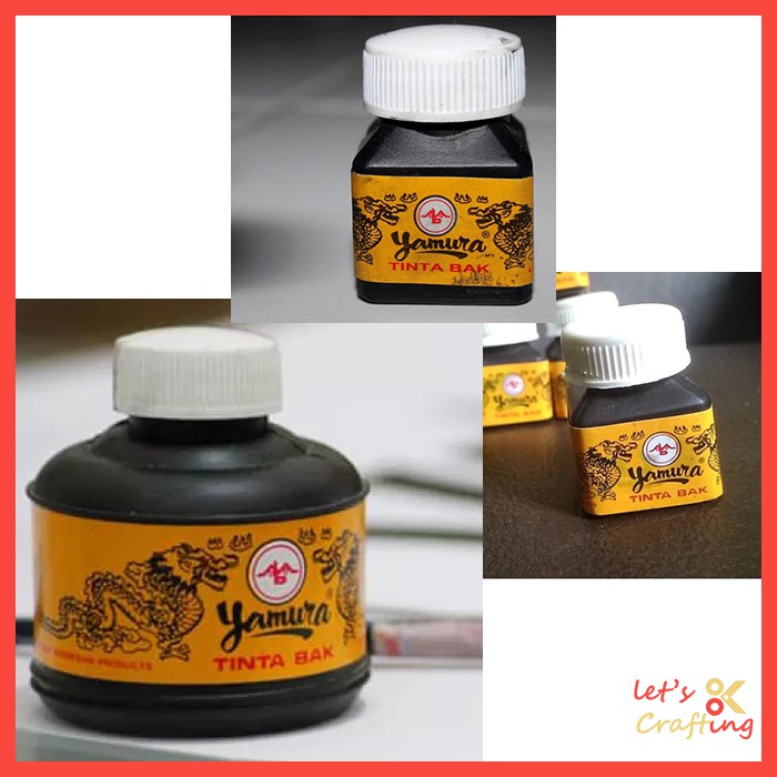 Tinta Cina Yamura Tinta Bak Yamura Tinta Naga Kaligrafi