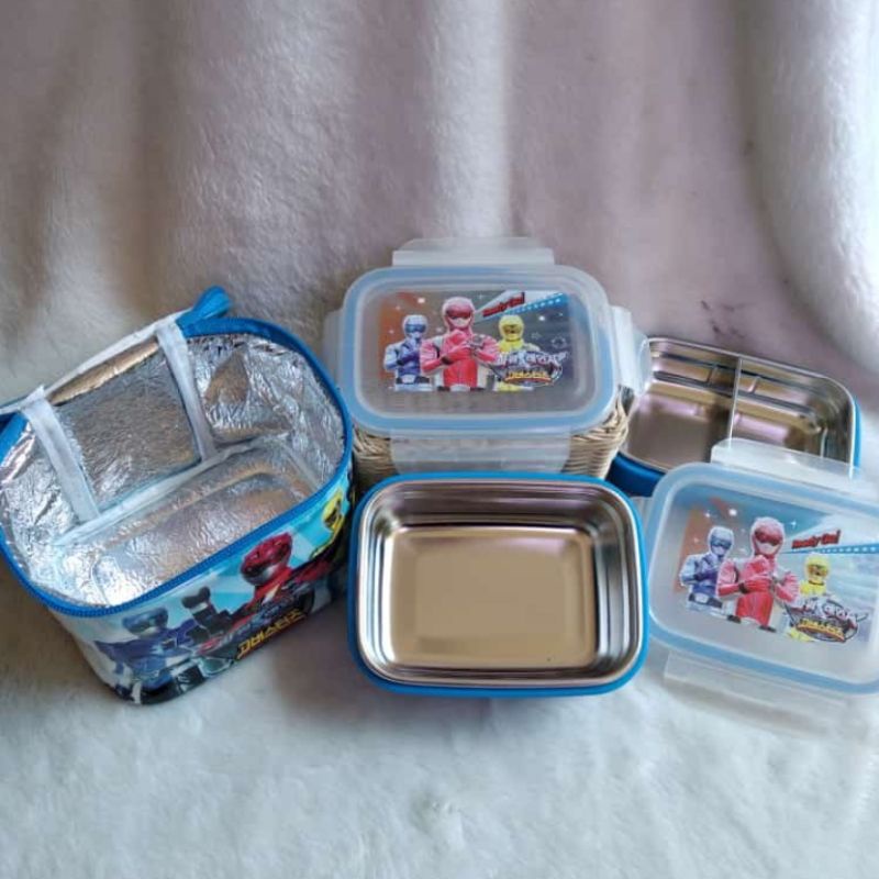LUNCH BOX POWER RANGER SET 2
