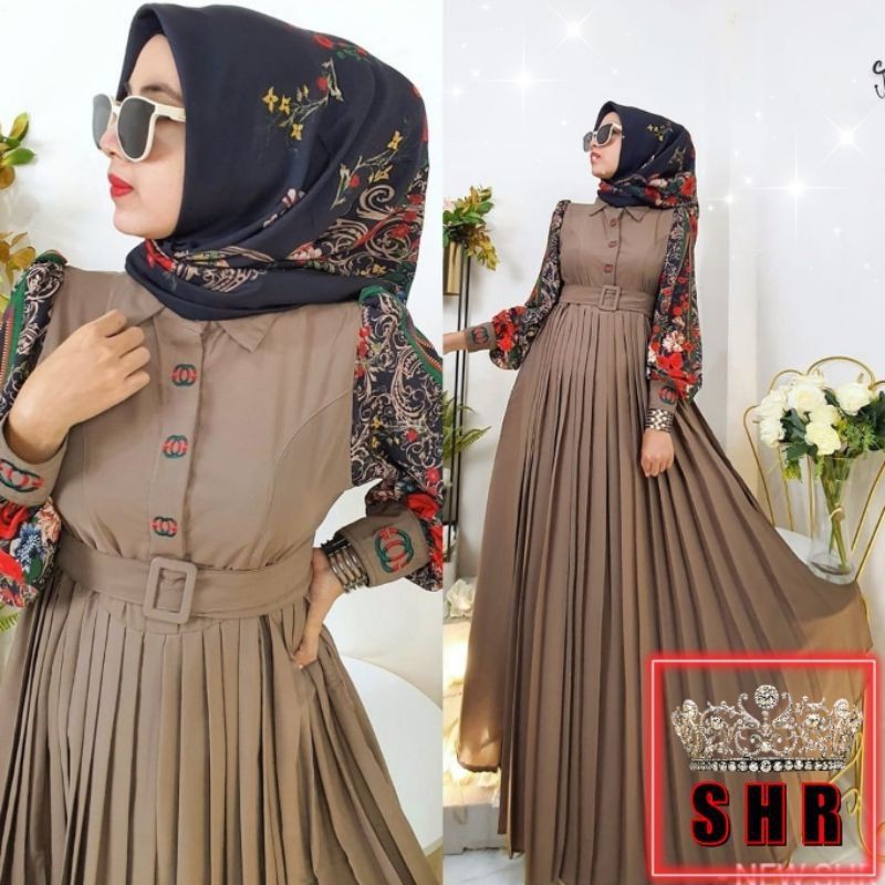 NEW MAXI DRESS SYAHIRA SHR ORI 100%