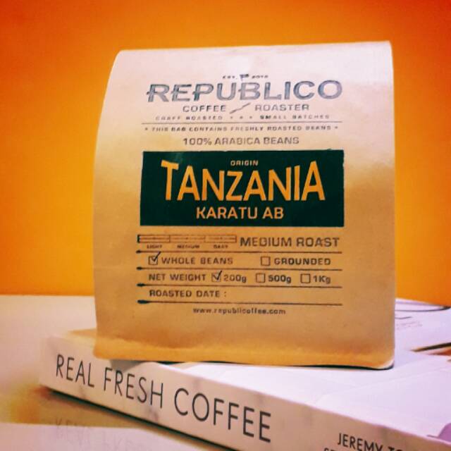 

Kopi Arabika Republico Tanzania "Karatu AB" 200g