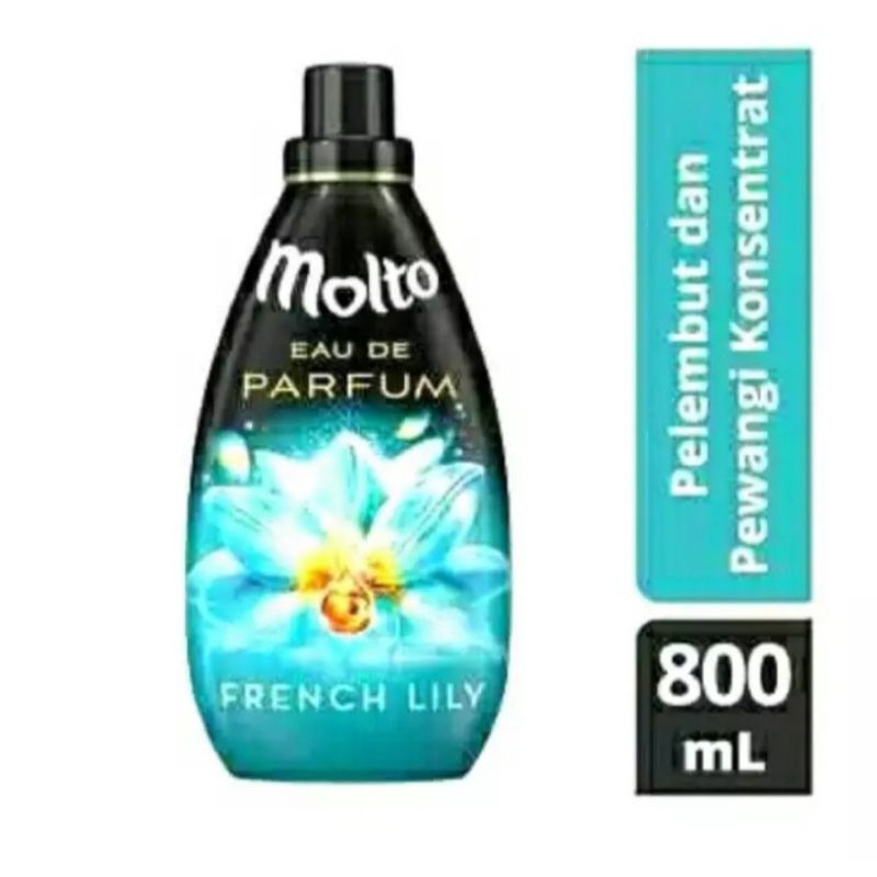 MOLTO Eau De Parfum Blue French Lily Botol Pewangi Pakaian 800 mL