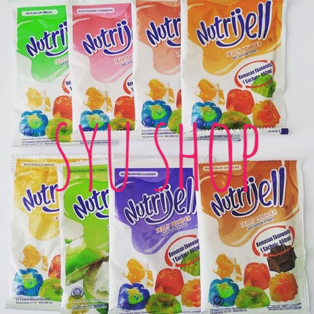 Nutrijell nutrijel  besar 15 gr all variant  Shopee Indonesia