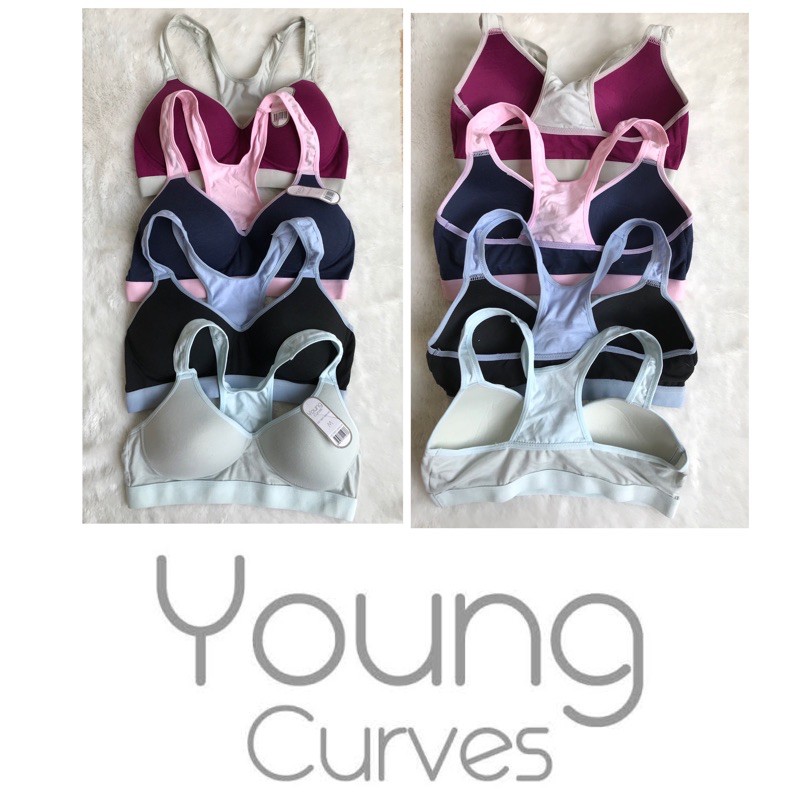 Young curves bra sport original branded