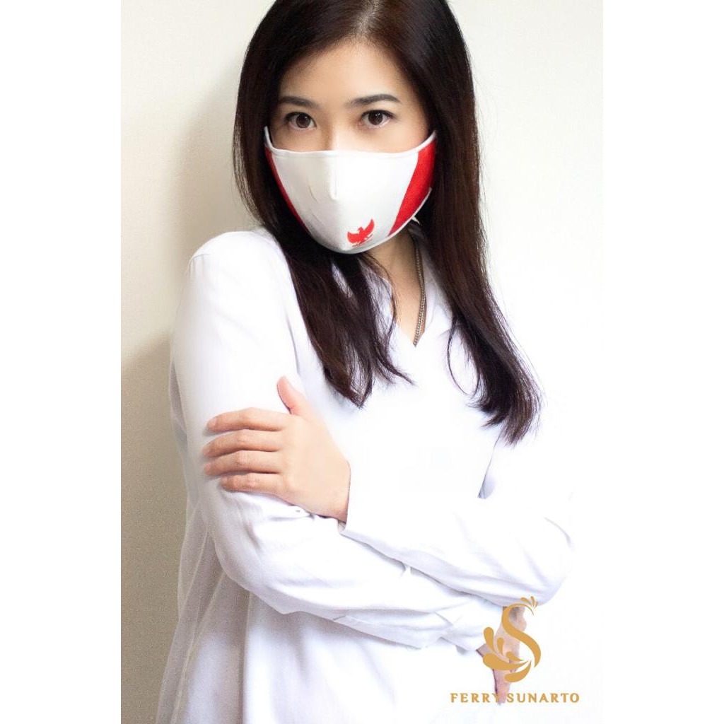 Masker Fashion Premium Garuda Merah Putih by Ferry Sunarto