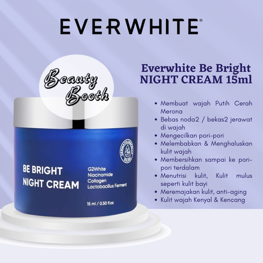 EVERWHITE  Be Bright NIGHT CREAM 15ml