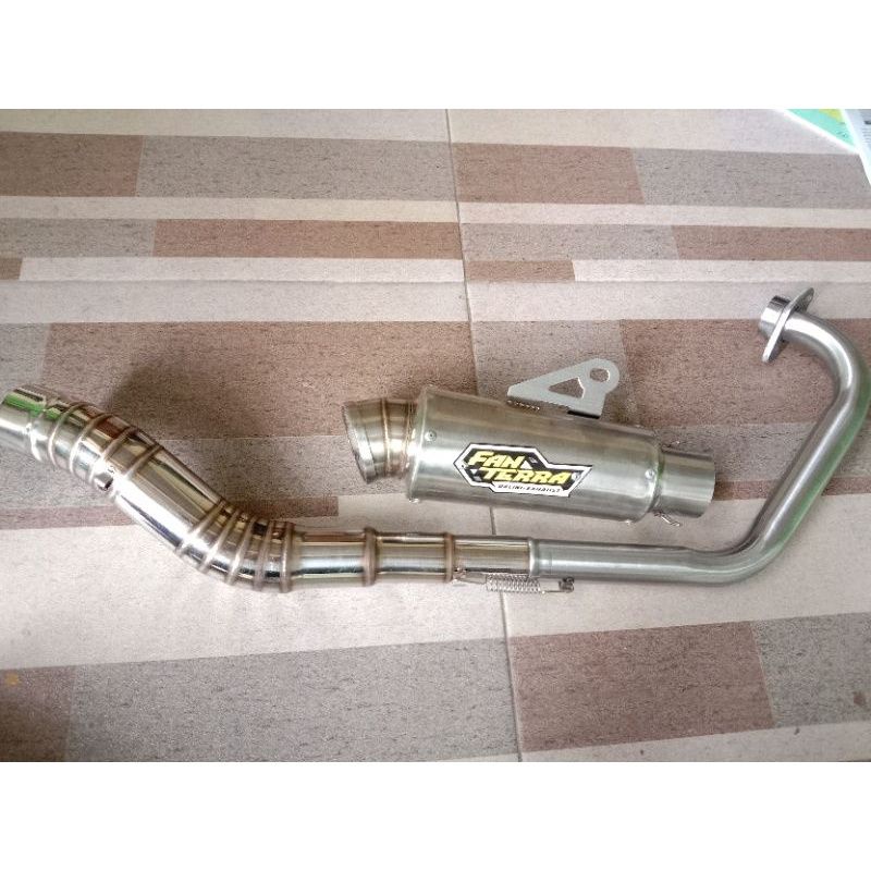 knalpot motor fanterra buat motor satria Fu Vixion Sonic MX king bison Minerva dll