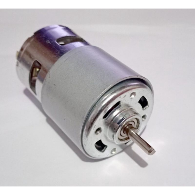 DC 12V 500W 15000 ~ 50000 RPM 775 Motor Kecepatan Tinggi Torsi Besar DC