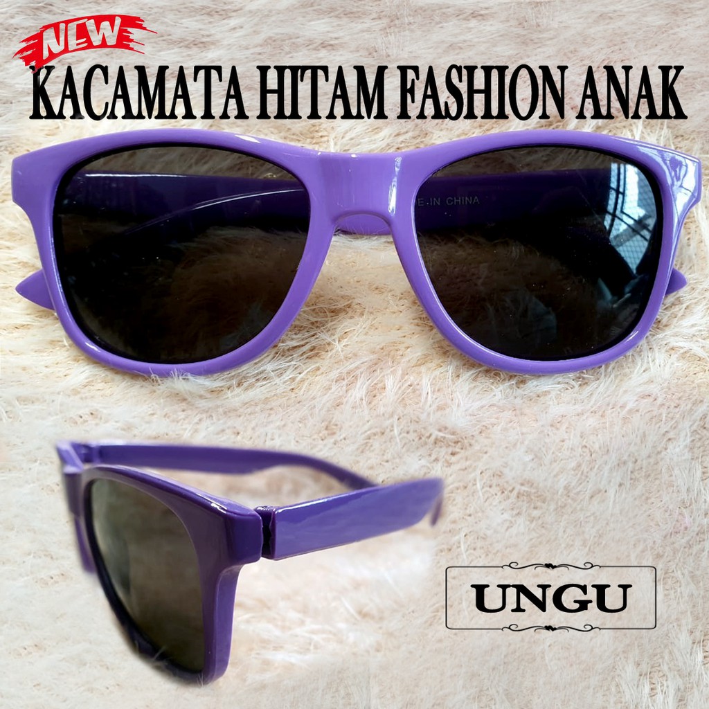 NEW Kacamata Hitam Anak anak Perempuan Laki laki Anti UV Trendy Retro Kids Sunglasses Fashion Anak