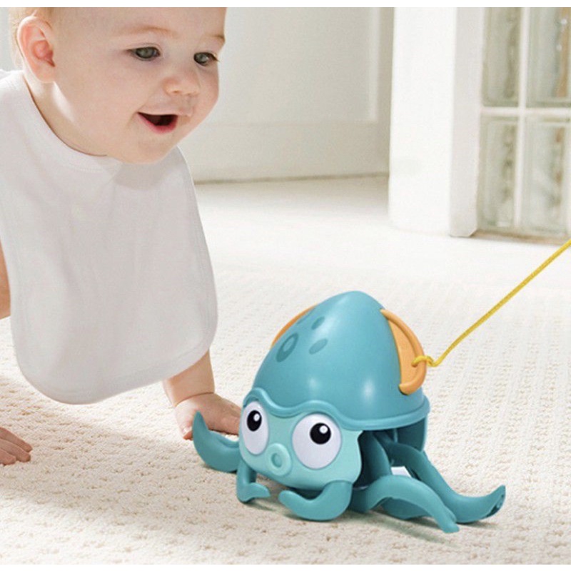 Mainan Anak Octopus Gurita Cumi Berjalan Berenang di Air/Mainan Kepiting Berjalan/Funny Walking Crab/Bath Toy/Mainan Mandi Amal/Mainan Gurita Berenang/Mainan Kepiting Berenang