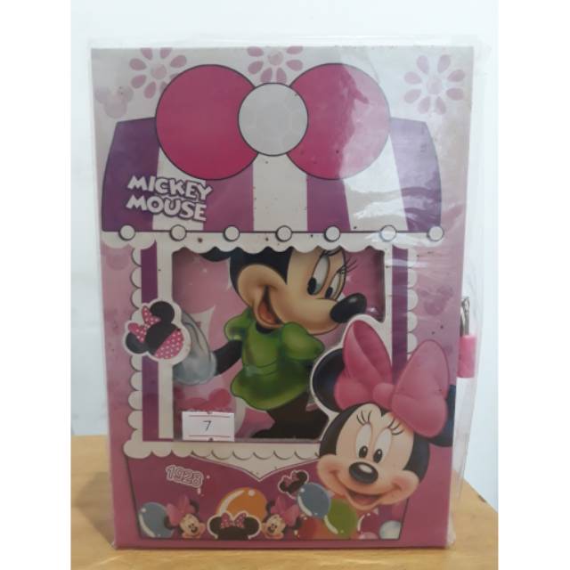 

TERMURAH!! BUKU DIARY MICKEY MOUSE MINNIE MOUSE NOTES BUKU CATATAN ANAK