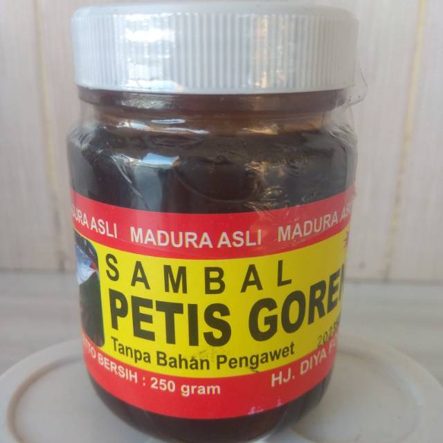 

Sambal Petis Goreng Hj. diya Super ( BPOM) Asli Madura