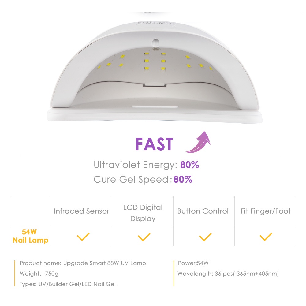 LED Nail Dryer, Pengering Kutek LED, Mesin Fototerapi, Lampu Pengeringan Kutek Mini