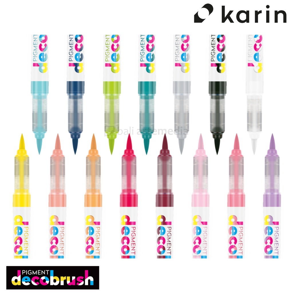 Karin PIGMENT Decobrush Colors Collection Markers part 1/2