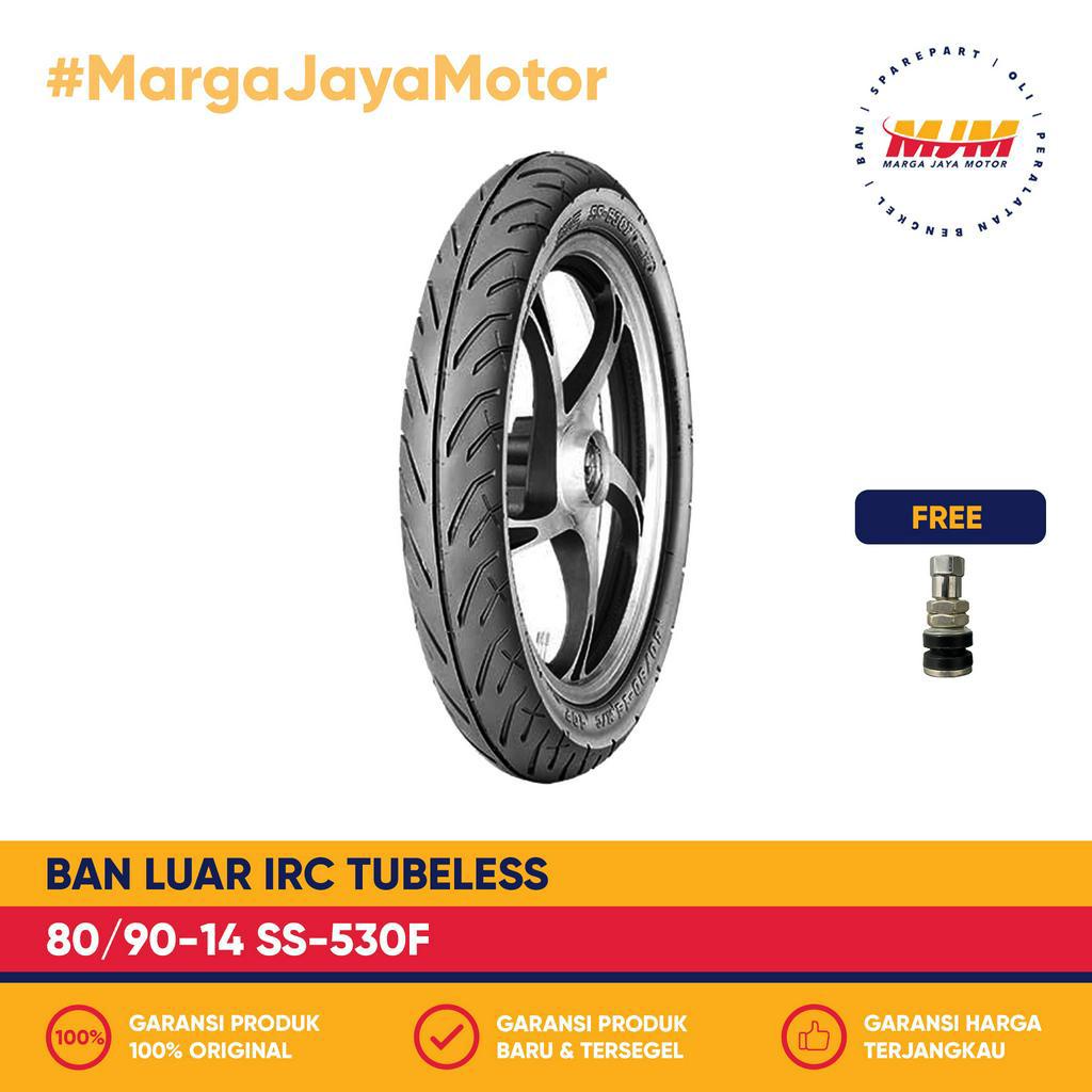 Ban Luar IRC SS-530F 80/90-14 Tubeless Free Pentil