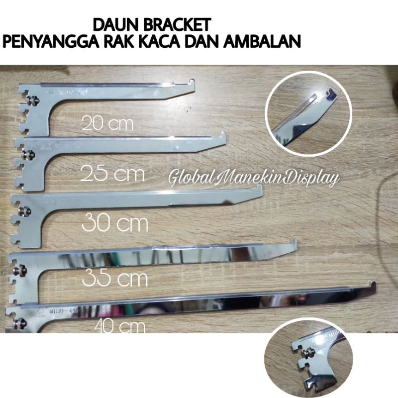 Bracket Kaca Bracket Rak Bracket Siku - 1 PCS
