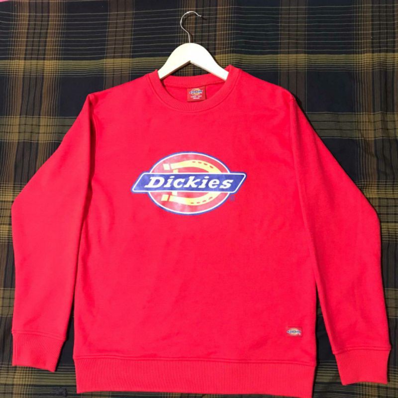 CREWNECK DICKIES x THRASHER MERAH