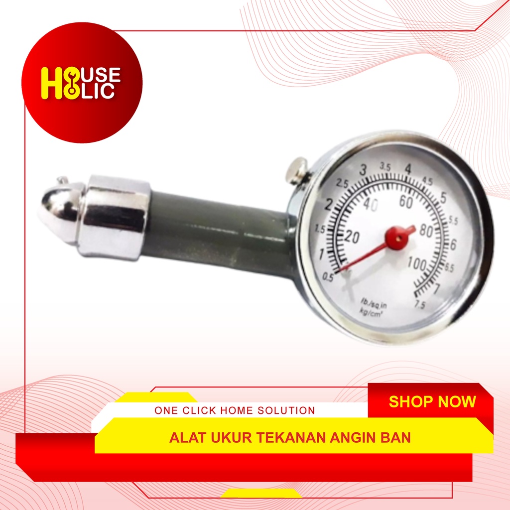 Alat Ukur Tekanan Angin Ban / Tire Pressure Gauge Lonceng