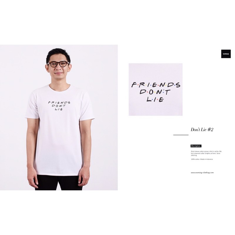 KAOS PENDEK ORIGINAL WARNING CLOTHING