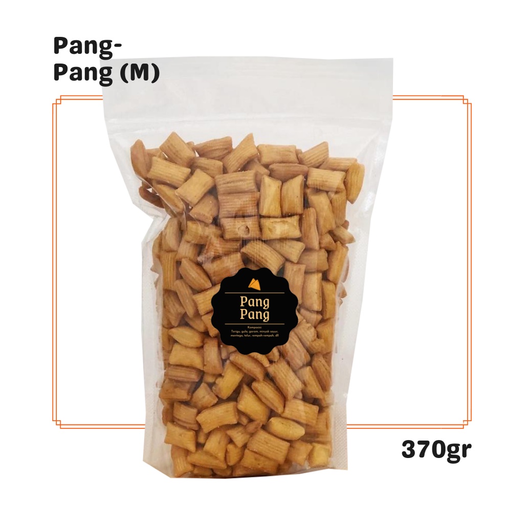 

Pang-Pang (M) 370gr / Snack Cemilan / Camilan Enak Gurih Manis / Pang Pang