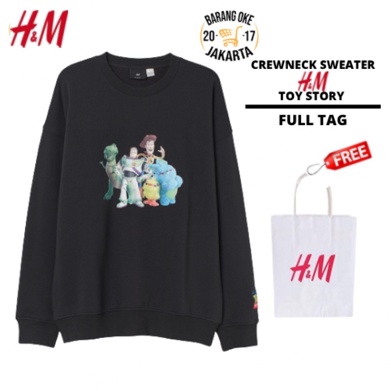 COD (6.6) Crewneck Sweater HNM Toy story Sweatshirt Pria Wanita Unisex H&amp;M Cowok Cewek