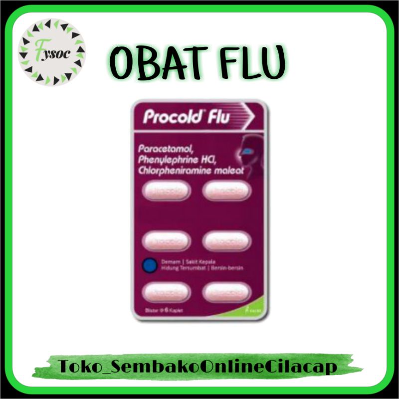 PROCOLD FLU 1 STRIP @ 6 TABLET