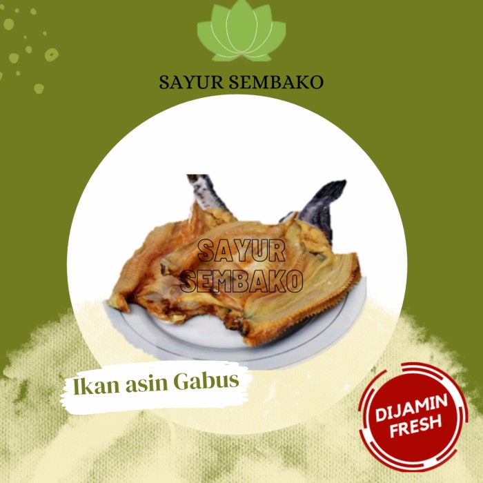 

Ikan asin Gabus (100gr)