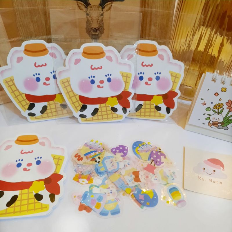 

Nara stiker beruang korea cake