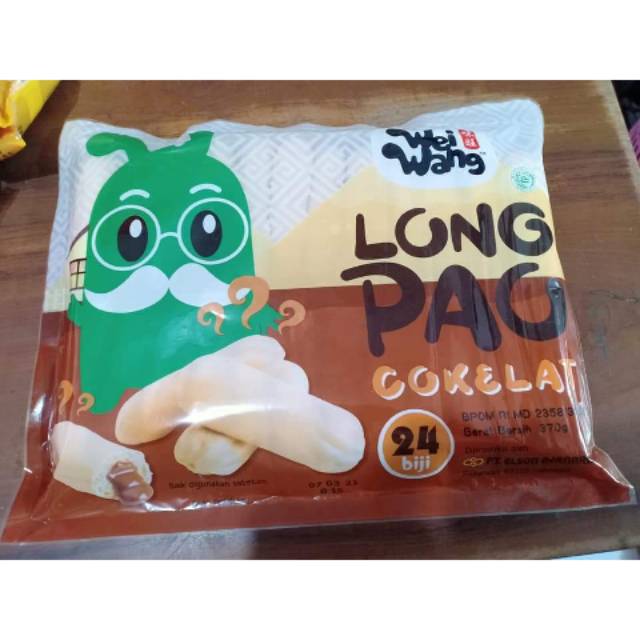 

Longpao coklat long pao wei wang isi 24 pcs