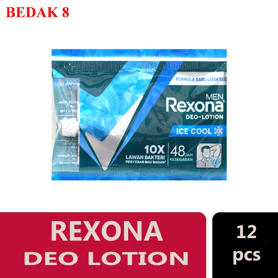 Rexona Deo Lotion Man/ Women Sachet Isi 12 pcs