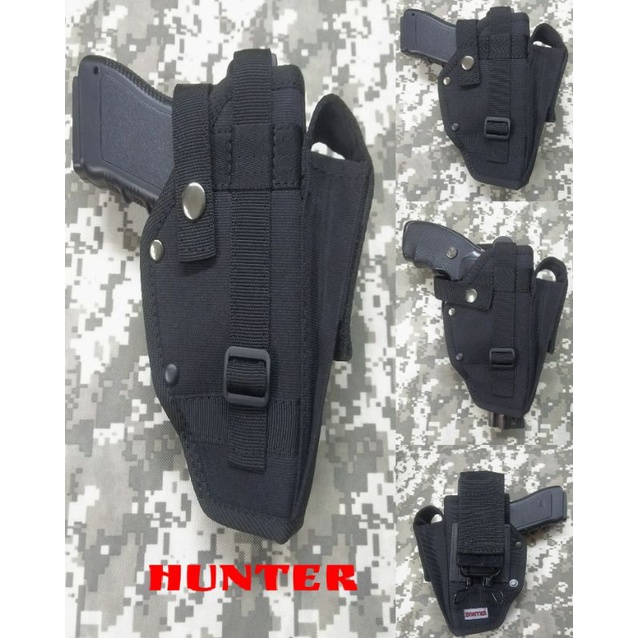 Sarung Pistol hitam Glock FN HS Airsoft gun