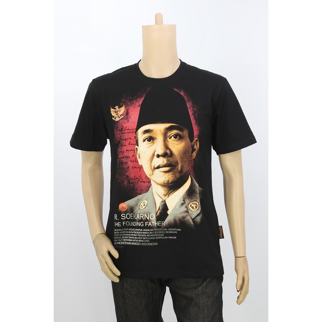 C.O.D KAOS KIRANGAN GROSIR KAOS PROKLAMATOR SOEKARNO KAOS BUNG KARNO MURAH