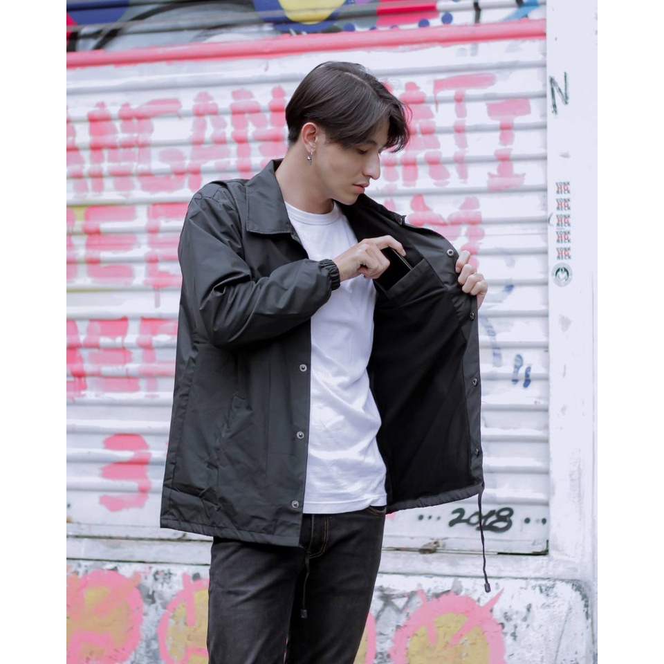 Coach Jacket Mothbless Inovation Black