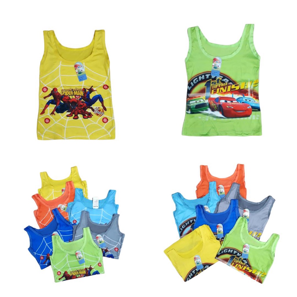 SINGLET ANAK LAKI-LAKI MURAH SIZE M,L,XL.