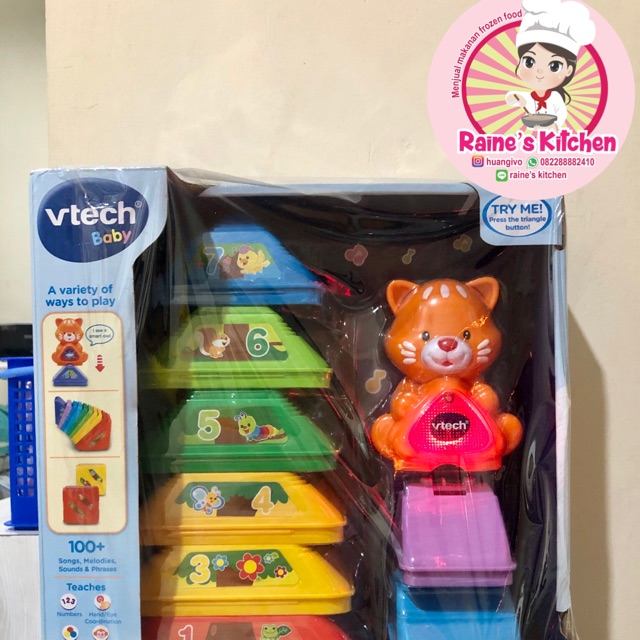 VTech Baby Stack, Sort and Store Tree / baby toys/ mainan bayi / baby block / musical toys