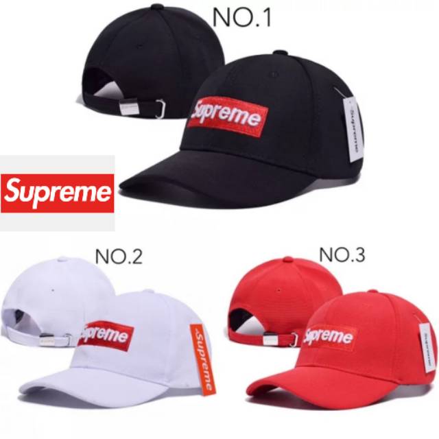 Topi Supreme Import / Topi Baseball Supreme Premium