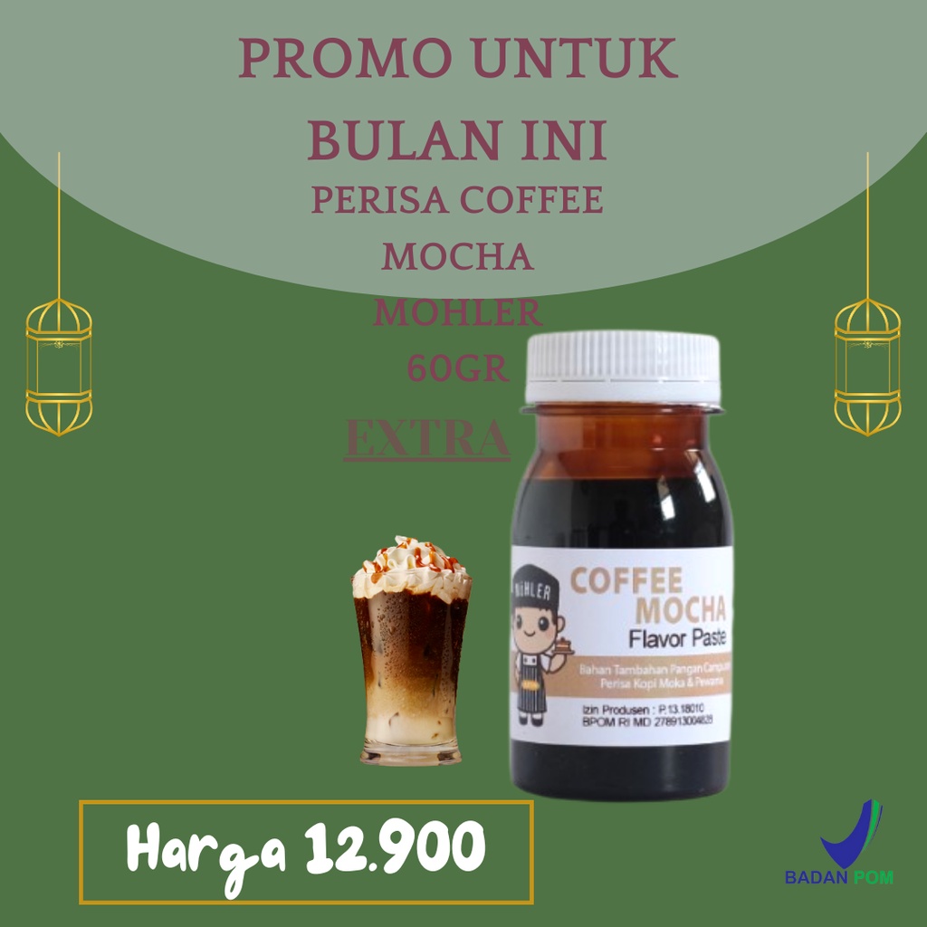 

⚡COD⚡ PERISA PASTA PEWARNA MOHLER KOPI MOKA / COFFEE MOCHA 60gr COCOK UNTUK TAMBAHAN BAHAN ICE CREAM / PERISA PASTA MOHLER KOPI MOKA / COFFEE MOCHA 60gr BISA BUAT TAMBAHAN PANGAN BAHAN KUE / MOHLER Pasta perisa pewarna KOPI MOKA / COFFEE MOCHA