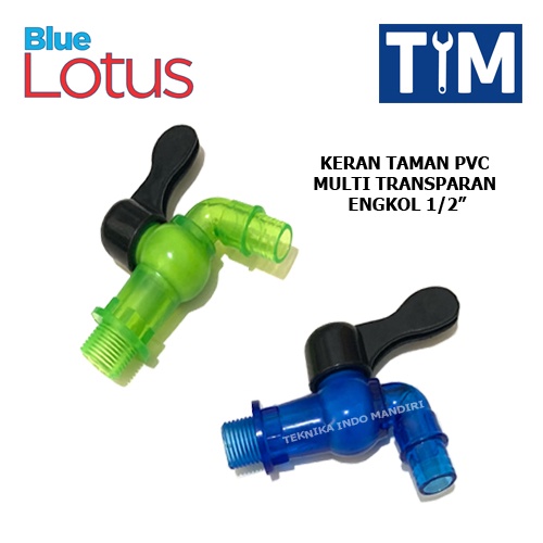 Keran Taman Plastik Multi Transparan 1/2&quot; / Keran Air LOTUS 1/2&quot;