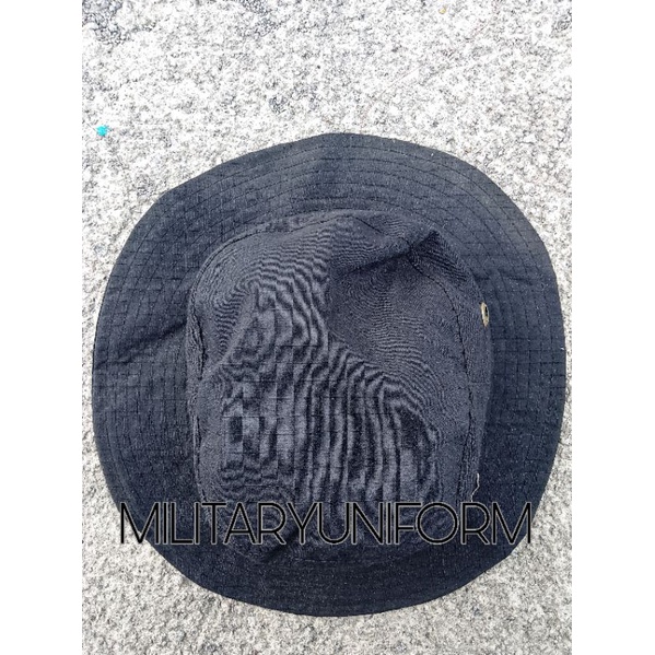 topi rimba polos bahan semi katun