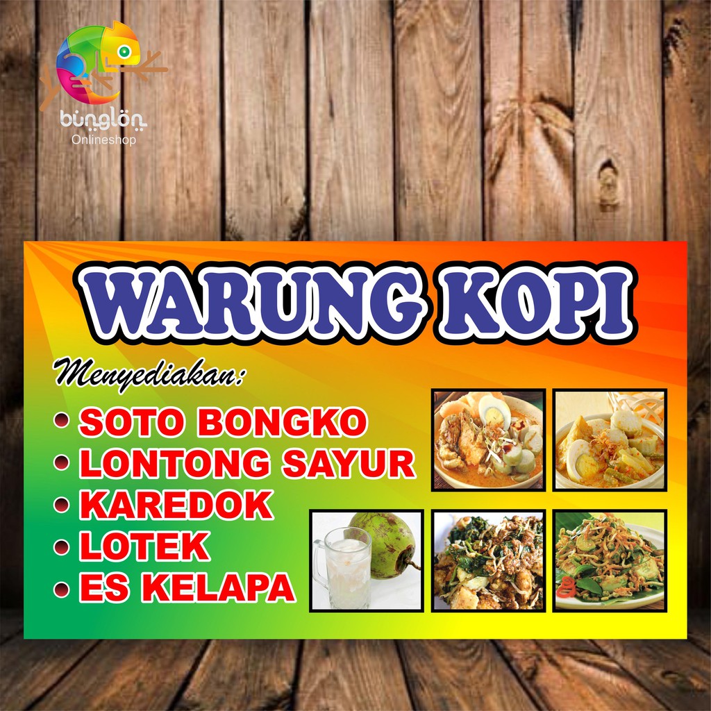 Contoh Desain Spanduk Warung Kopi Banner Warkop 7558