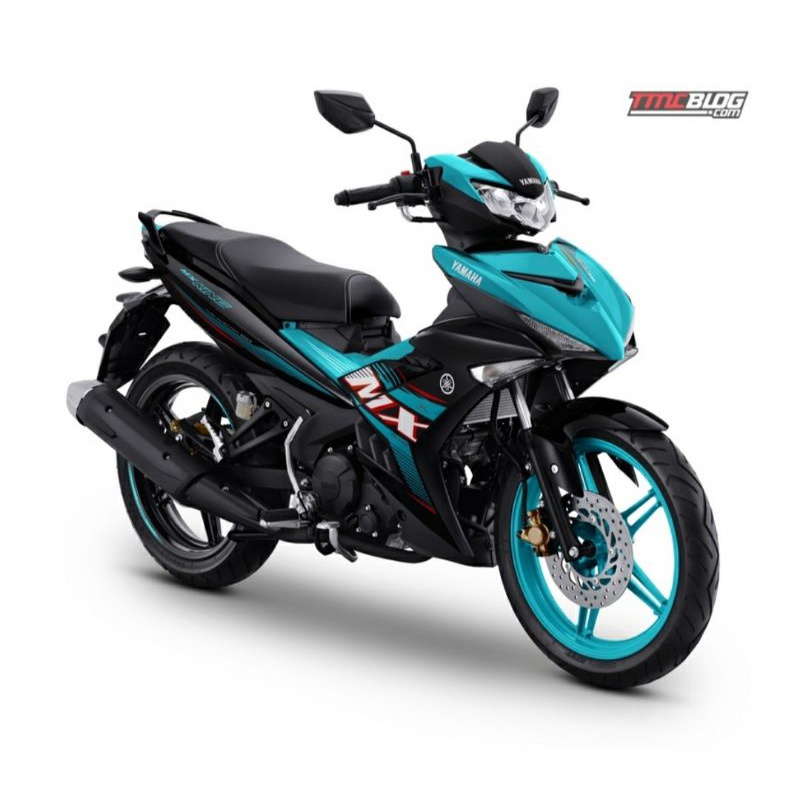 Striping Stiker Set Yamaha Jupiter MX King 150 Cyan 2022 Original