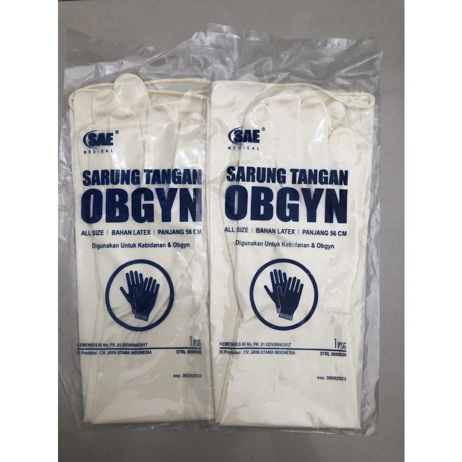 Sarung Tangan Obgyn non steril SAE