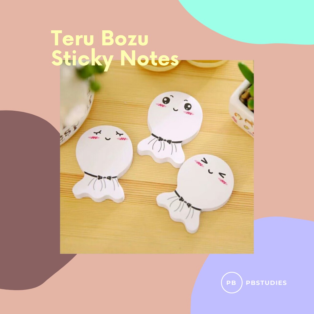 

WHITE CUTE CLOTH SMILING STICKY NOTES