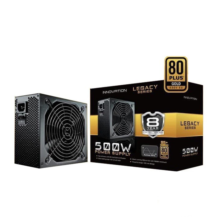 Power Suppply Innovation 500W 80+ Gold  (Garansi 8tahuh Ganti baru) PSU 500Watt